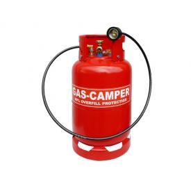 GAS CAMPER Butla kempingowa 11 kg 27 l + zestaw do napełniania